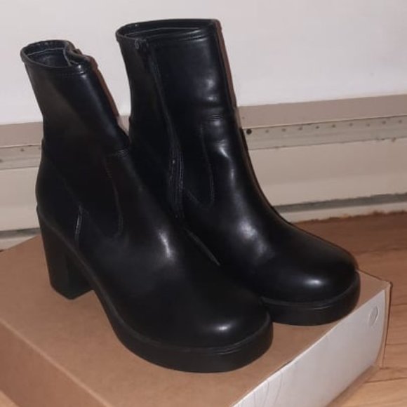 urban outfitters gwen platform boot size 10 - Picture 2 of 3